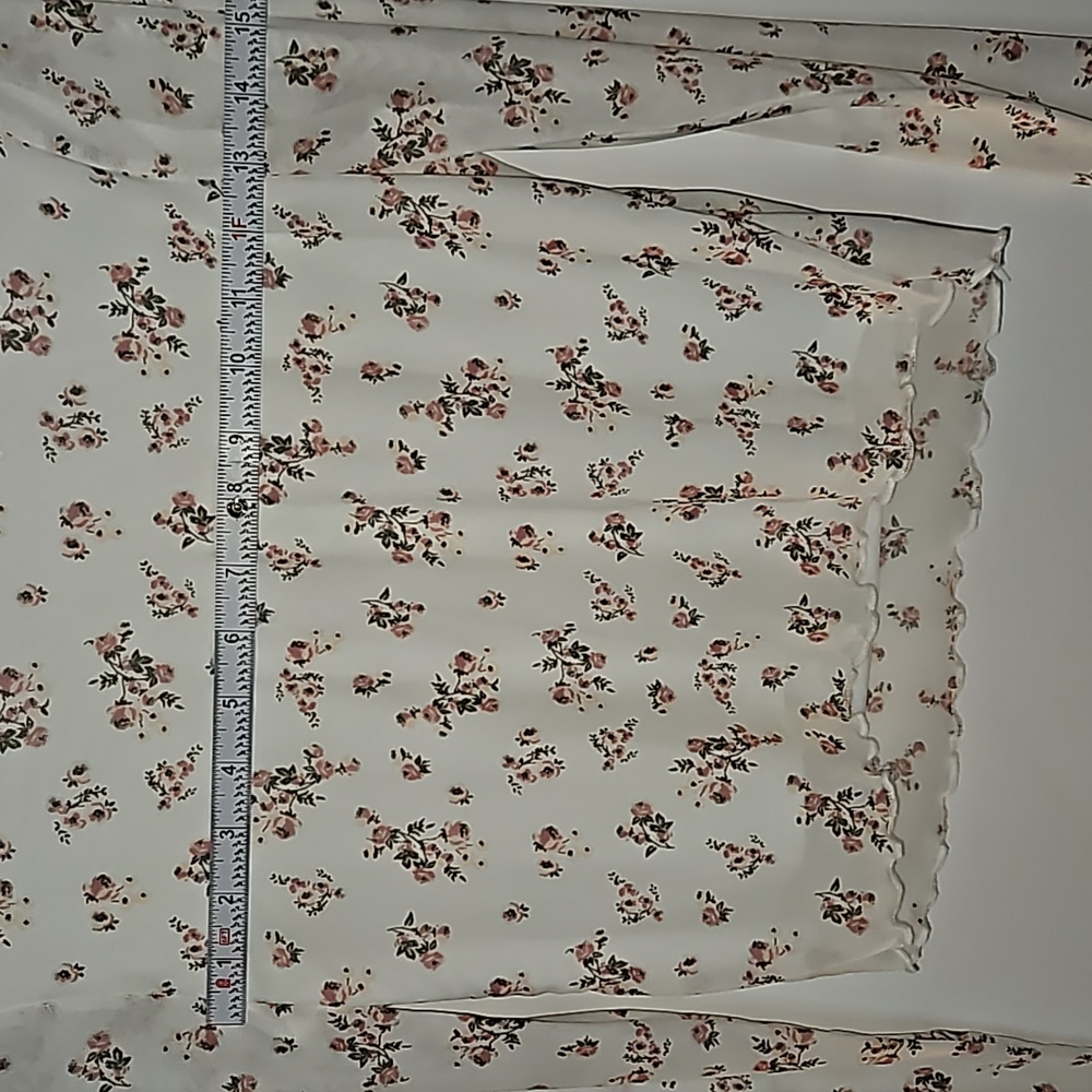 Vanilla Star Longsleeve Floral Shirt Size Medium - Picture 4 of 8